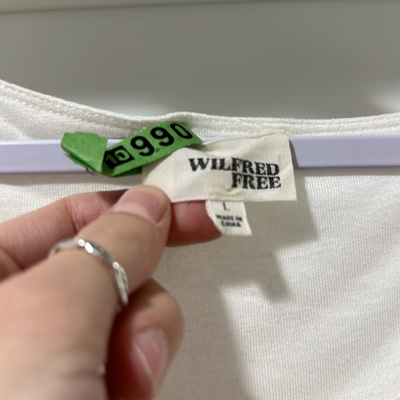 White Wilfred Free Dress Short Sleeve - Picture 2 of 3